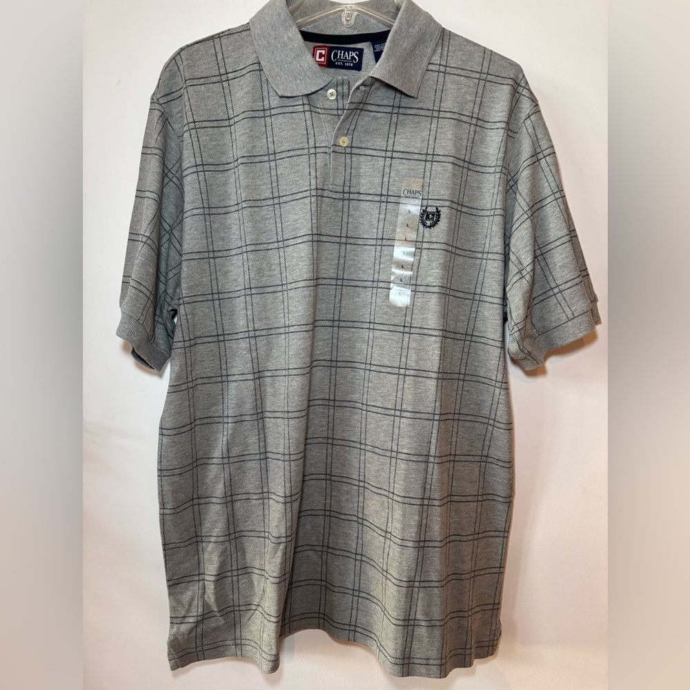 NWT Lot of Men’s Short Sleeve Polo Shirts Size Large Blue, Red, Grey, Beige - Picture 6 of 13